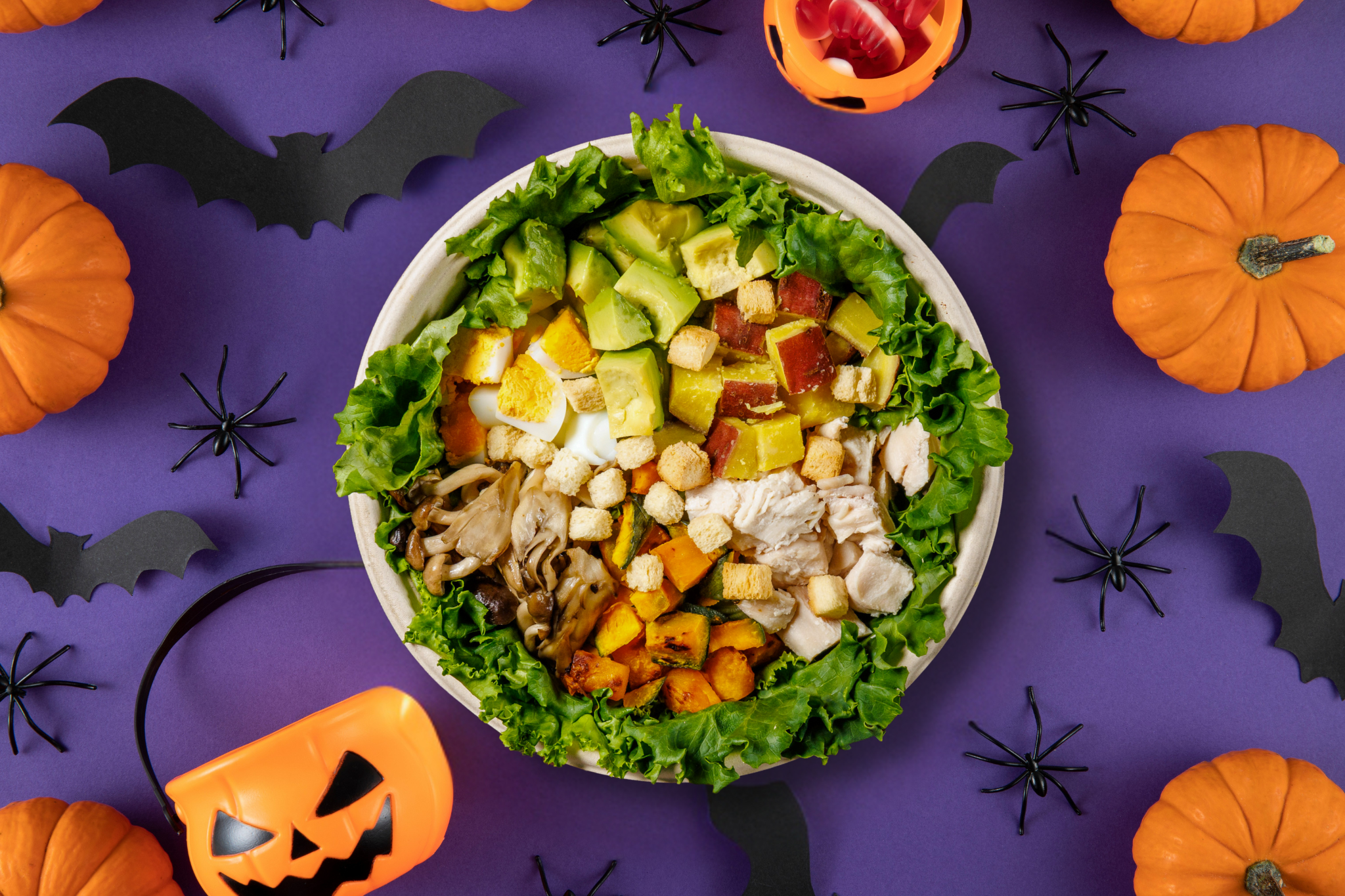 【美肌効果】オータム・アボカドコブサラダボウル