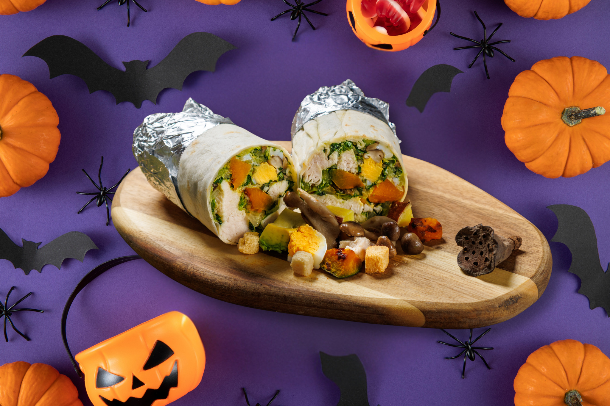 【美肌効果】オータム・アボカドコブサラダブリトー